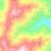 Mapa topográfico Cueva de Laja Alta, altitud, relieve