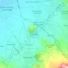 Mapa topográfico Cocotitlán, altitud, relieve