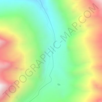 Mapa topográfico Mithung, altitud, relieve