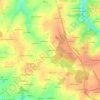 Mapa topográfico Le Bordage, altitud, relieve