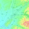 Mapa topográfico Kaiyuan, altitud, relieve