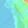 Mapa topográfico El Velero, altitud, relieve
