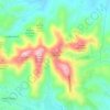 Mapa topográfico Constant, altitud, relieve