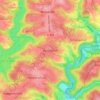 Mapa topográfico Remschoß, altitud, relieve