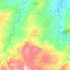 Mapa topográfico Nanggung, altitud, relieve