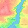Mapa topográfico Kermenguy, altitud, relieve
