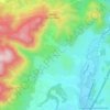 Mapa topográfico Lascours, altitud, relieve