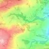 Mapa topográfico Craghead, altitud, relieve