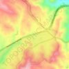 Mapa topográfico Pacheco Pass, altitud, relieve