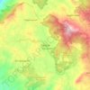 Mapa topográfico Takokak, altitud, relieve