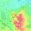 Mapa topográfico el Vedat, altitud, relieve