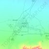 Mapa topográfico Golmud, altitud, relieve