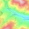 Mapa topográfico Ireshopeburn, altitud, relieve