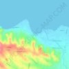 Mapa topográfico Chalkoutsi, altitud, relieve