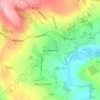Mapa topográfico Sunnybrow, altitud, relieve