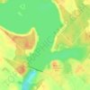 Mapa topográfico Lake Belwood, altitud, relieve