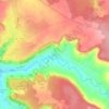 Mapa topográfico Odival, altitud, relieve