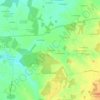 Mapa topográfico Les Dupins, altitud, relieve