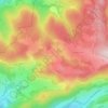 Mapa topográfico La Croix des Hêtres, altitud, relieve