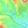 Mapa topográfico Slanské Nové Mesto, altitud, relieve