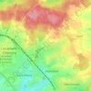 Mapa topográfico Presseux, altitud, relieve
