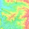 Mapa topográfico Boavista, altitud, relieve