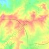 Mapa topográfico Guarda-si-venes, altitud, relieve