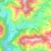 Mapa topográfico Kamand, altitud, relieve