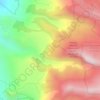 Mapa topográfico Páramo De Oceta, altitud, relieve