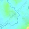Mapa topográfico Melga, altitud, relieve