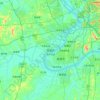 Mapa topográfico Yuhu, altitud, relieve