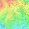 Mapa topográfico La Ginieisse, altitud, relieve