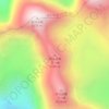 Mapa topográfico 日乌且南卫一峰, altitud, relieve