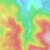 Mapa topográfico Housseramont, altitud, relieve