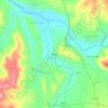 Mapa topográfico Relvios, altitud, relieve