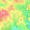 Mapa topográfico Le Puits, altitud, relieve