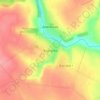 Mapa topográfico Korsunka, altitud, relieve
