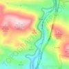 Mapa topográfico Desfiladero de Despeñaperros, altitud, relieve