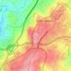 Mapa topográfico Corim, altitud, relieve