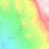 Mapa topográfico Buttu Pocon, altitud, relieve