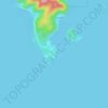 Mapa topográfico Habagatan, altitud, relieve
