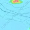 Mapa topográfico Balachandrapur, altitud, relieve