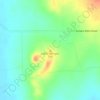 Mapa topográfico Little Wongan Hill, altitud, relieve