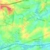 Mapa topográfico Foucaumont, altitud, relieve