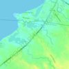 Mapa topográfico Taloc, altitud, relieve