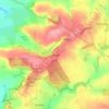 Mapa topográfico Cassop, altitud, relieve