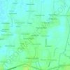 Mapa topográfico Banajr Lor, altitud, relieve