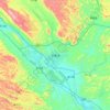 Mapa topográfico Pingguo, altitud, relieve