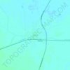 Mapa topográfico Beazley, altitud, relieve