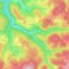 Mapa topográfico Malatray, altitud, relieve